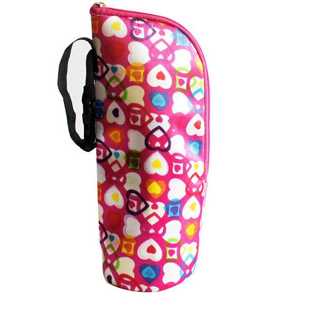 1 unidad de biberón de leche para bebé, bolsa de aislamiento con calentador de leche, bolsa térmica para biberón, termo, biberón, bolsa para biberones: Bottle bag 4