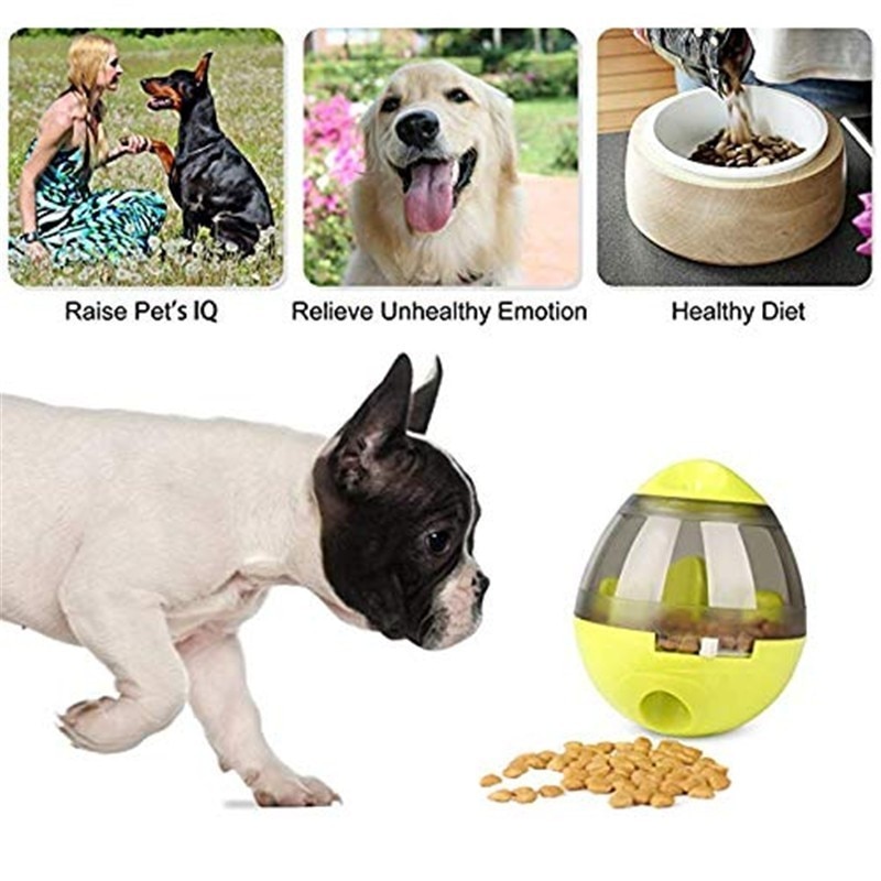Interactive Dog Toys Gourd Shape IQ Food Ball Toy Smarter Food Dogs Treat Dispenser For Dogs Cats Playing Training Pets Supply