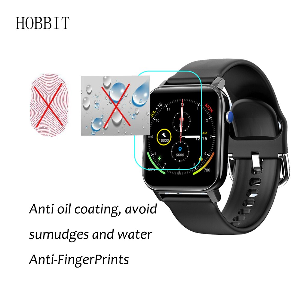 3 stk ultra-tynn hydrogel myk klar tpu-film til kospet gto smartklokke fullskjermbeskytter anti-modnere vanntett film