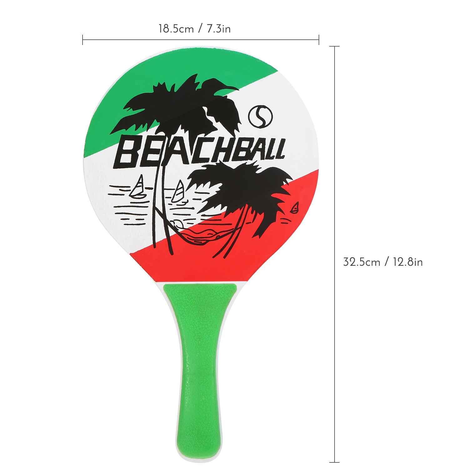 Badminton Schläger Kricket Badminton Schläger 5MM Badminton Schläger Fünf Schichten von hoch-Klasse Pappel Holz Strand Schläger Für freundlicher Erwachsene