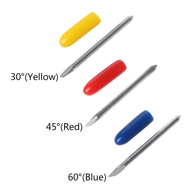 5 pièces/ensemble 3 taille 30 degrés 45 degrés 60 degrés lame traceur de découpe pour Mimaki lame de coupe en vinyle G08 et directe