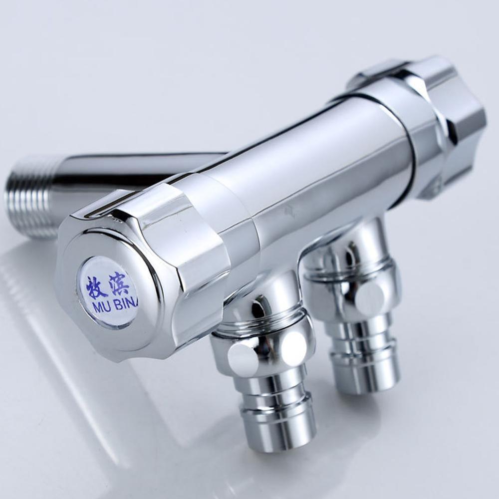 Brass Valve Bathroom Shower Faucet Water Splitter Shower Valve Converter Nozzle Spray For Shower Water Valve Mixer Diverter C8D5