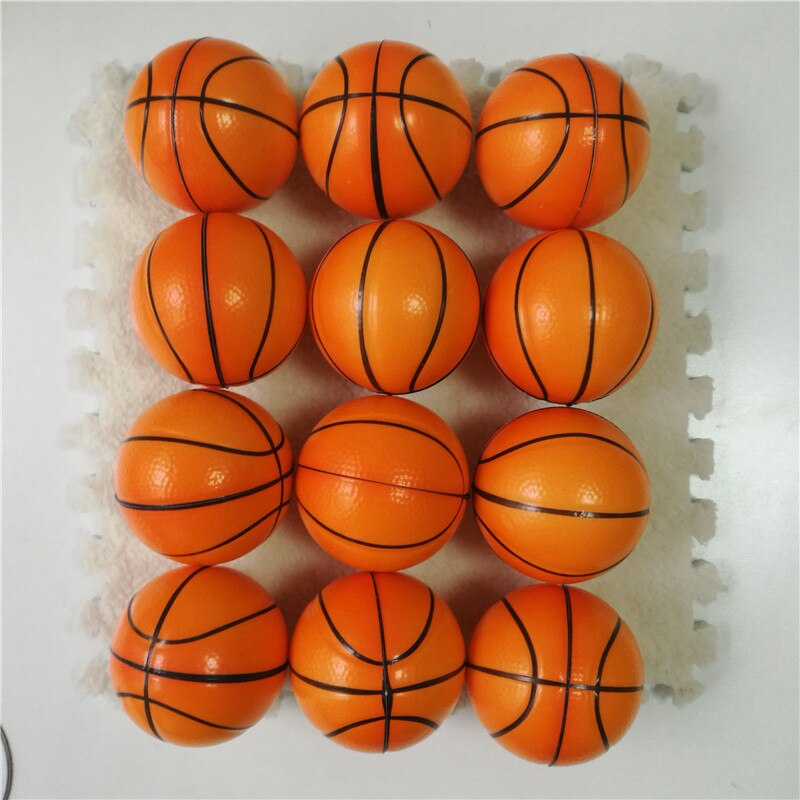 12 st 6.3cm anti-stress boll avlastning fotboll fotboll basket baseball tennis mjukt skumgummi klämboll leksaker för barn
