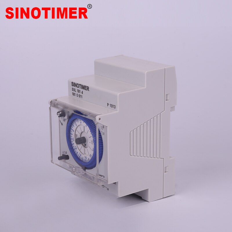 15 Minutes Electronic Mechanical Timer Clock 24 Hours SUL181d Programmable Din Rail Time Management Device