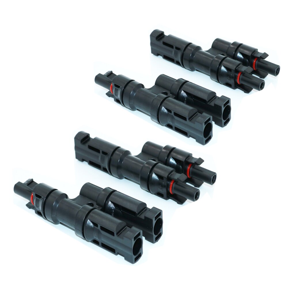 1 paar x Multi T Tak MC4 Connector voor zonnepaneel parallel sluit PV Solar batterij sluit