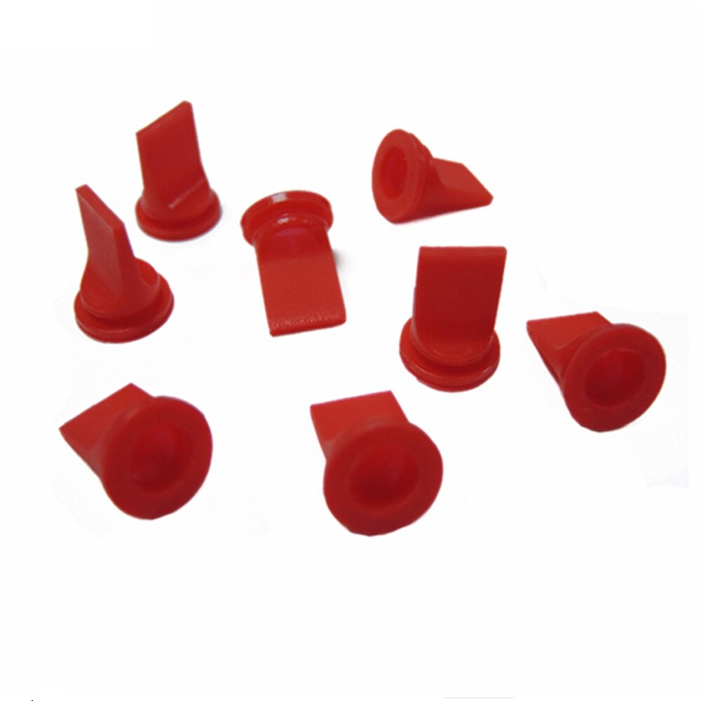 10 pièces Silicone rouge bec de canard clapet anti-retour à sens unique 10*6*12.7 MM pour liquide et gaz anti-retour