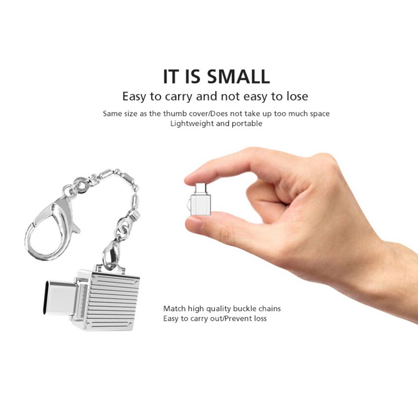Kortleser usb  c 3.1 sd/ micro sd tf otg type c smart minnekort adapter for bærbare kortleser sd kortleser tofoco