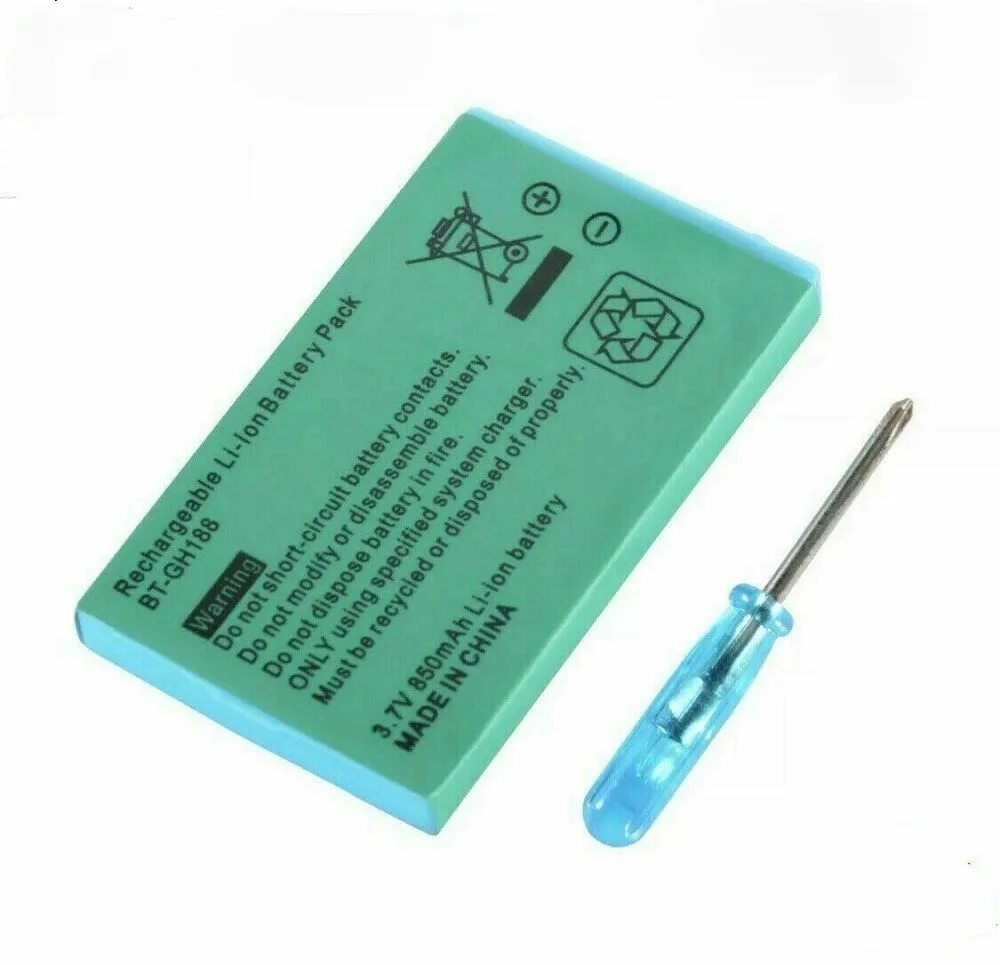 For GBA SP Battery Rechargeable Battery Lithium-ion Battery Pack for Nintendo Game Boy Advance 5-10pcs 3.7V 850MaH