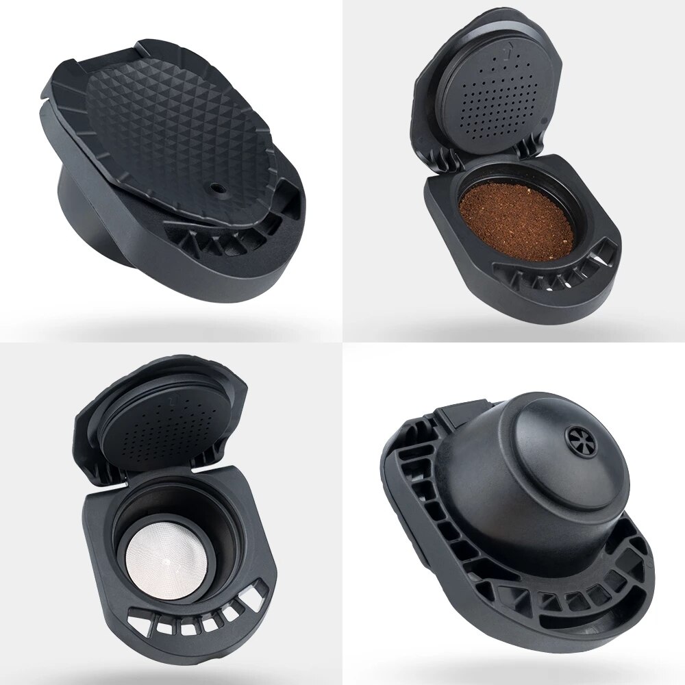 Gjenbrukbar kapseladapter for dolce gusto kaffekapselkonverter kompatibel med genio s og piccolomaskin kaffetilbehør
