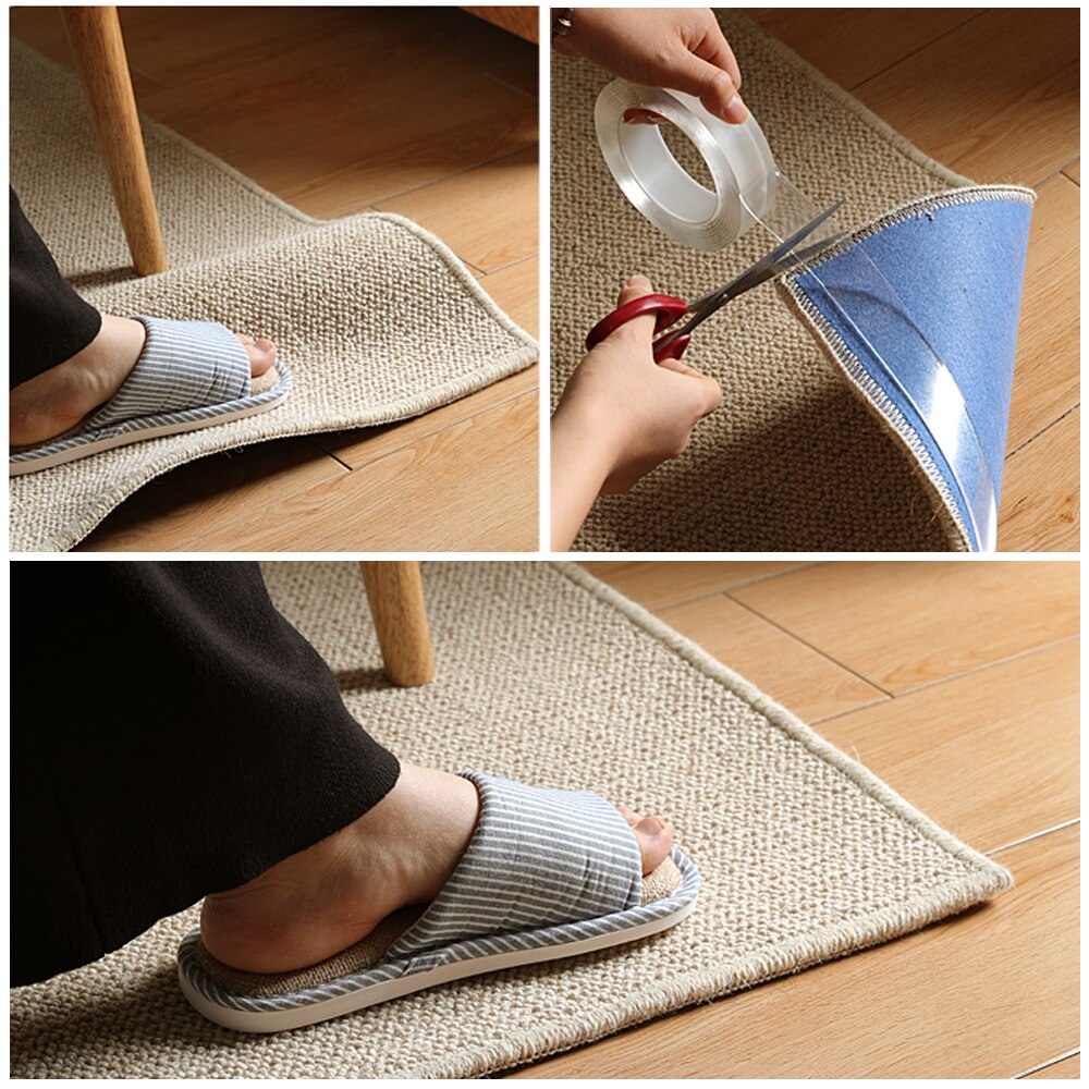 1M/3M/5M Nano Tape 2mm Thick Transparent No Trace Reusable Waterproof Adhesive Tape Double Sided Tape Cleanable Home Item