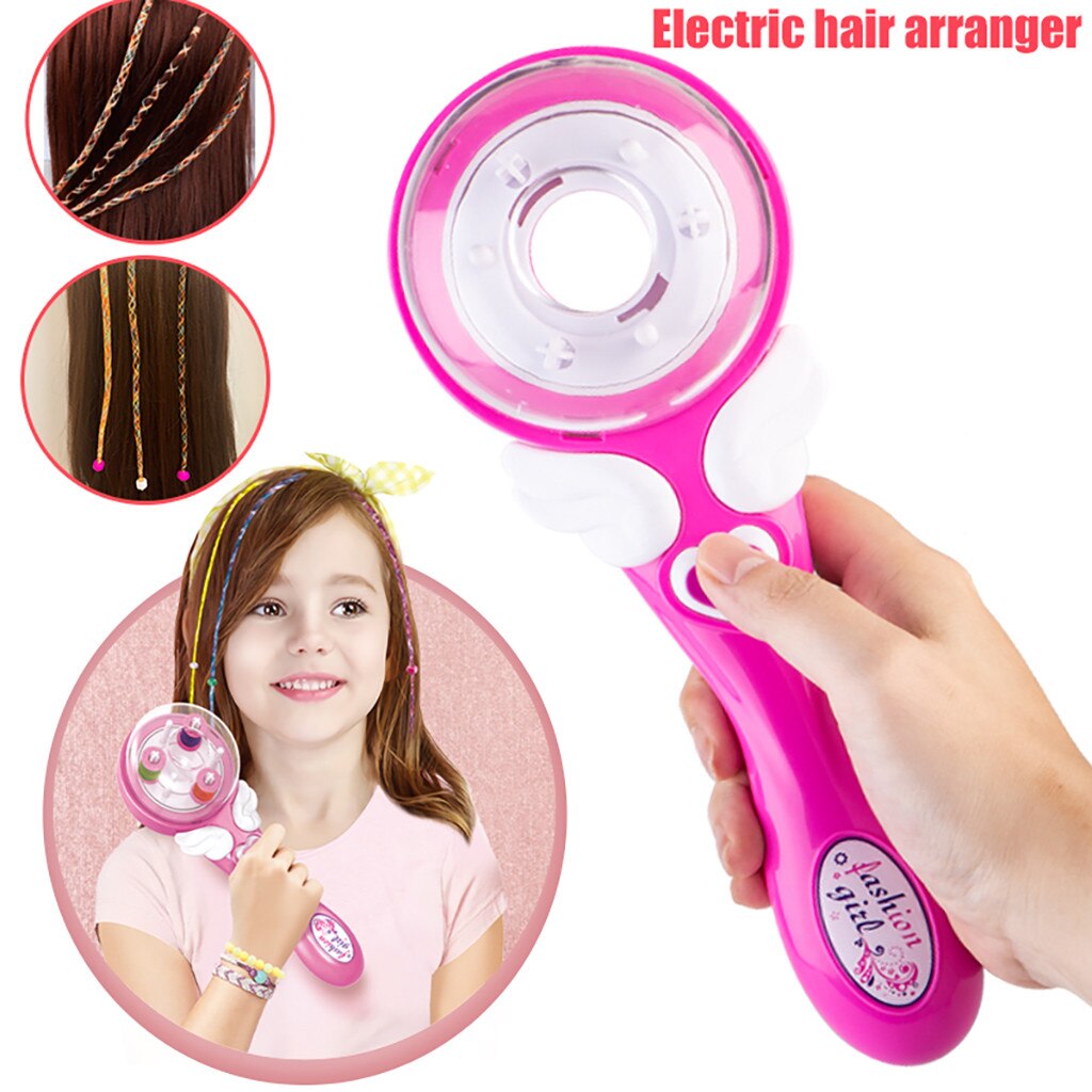 DIY Stylish Automatic Braiding Machine Electric Braiding Machine Twisting Braiding Tool Hair Braid Weave Roller For Girls Toys