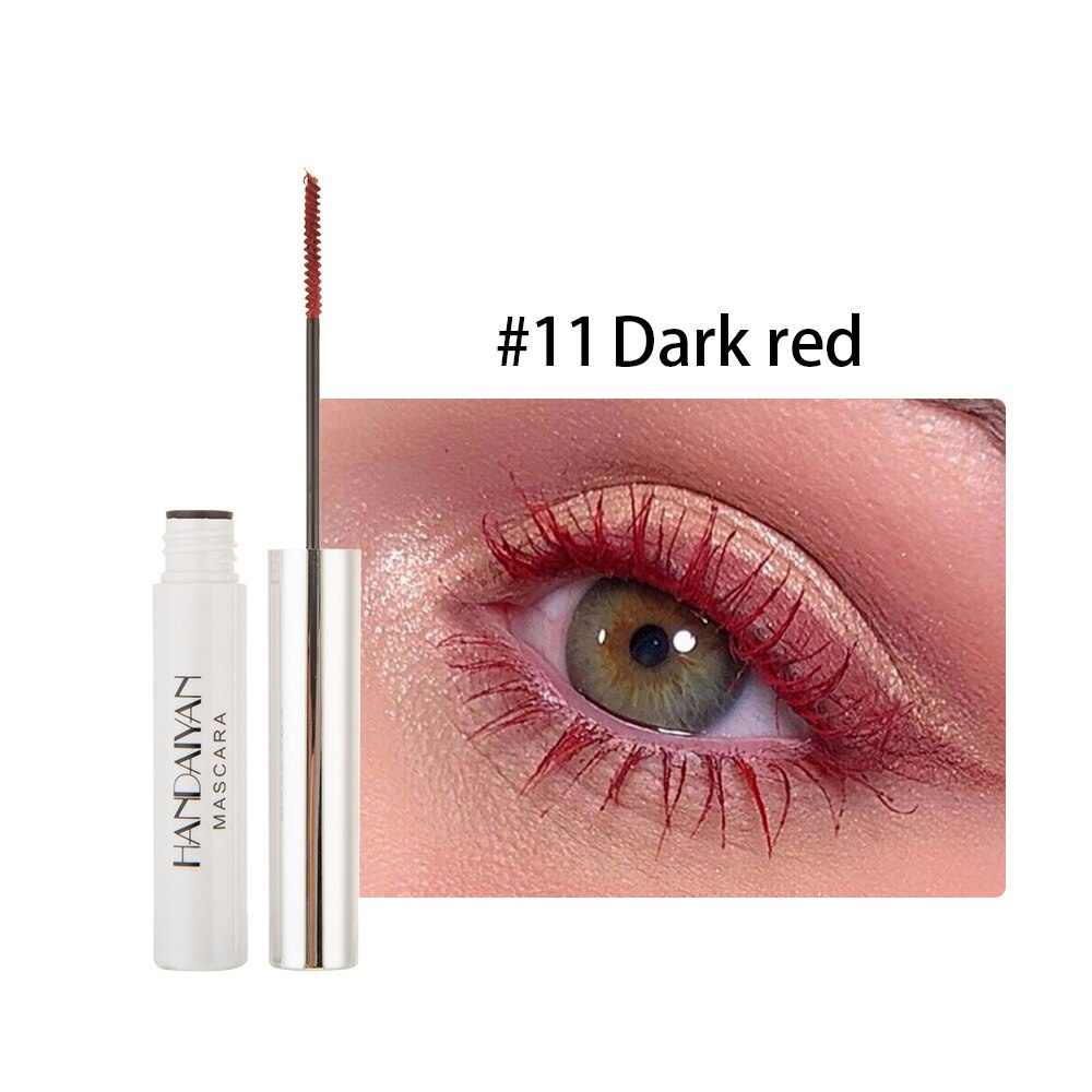 1pcs Color Mascara Waterproof 4d Silk Fibre Express Mascara Long-lasting Curling Lengthening Color Mascara 5ml: 11