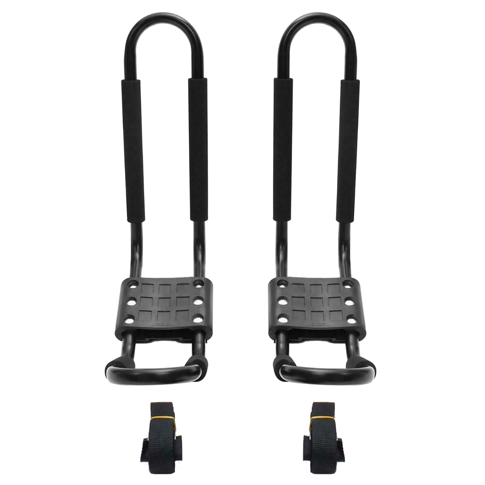 2PCS Kayak Roof Rack Universal Rooftop Rack Carrier For Kayak Canoe Paddle Boat Surf Ski Universal Roof Rack: Default Title