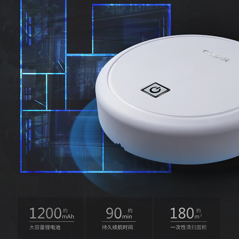 Automatic Robot Wireless Vacuum Cleaner Sweeping USB Charging Intelligent Lazy Vaccum Cleaner Robots Household Machine Cocina