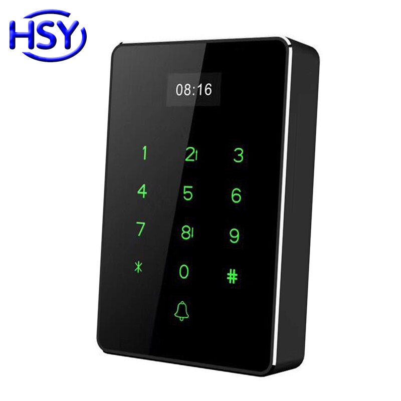 RFID Time Attendance System Touch Keypad Standalone Access Control EM ID MF Card Entry Lock Door Controller