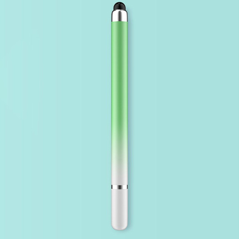 2 In 1 Stylus Pen For Cellphone Tablet Capacitive Touch Pencil For Universal Phone Drawing Screen Pencil: WHITE