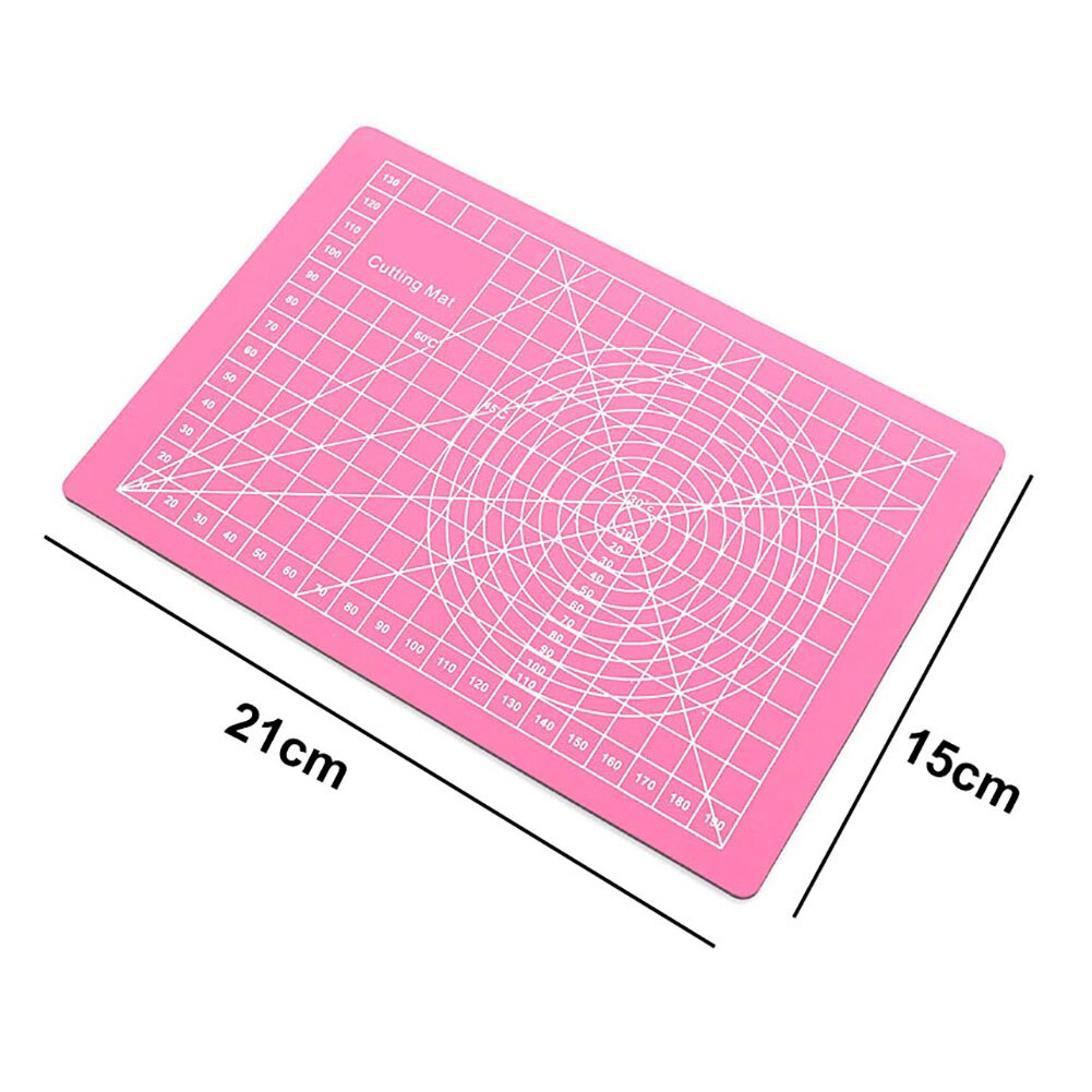 A5 Grid Lijnen Pvc Dubbelzijdig Self Healing Snijmat Patchwork Diy Craft Tool