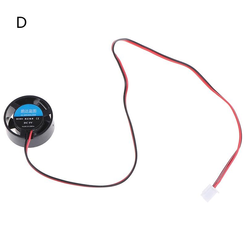 Notebook Micro Cooling Fan 25.5x10mm 5v 9v 12v 24v Round Mini For Led Lamps Computer Radiator: D