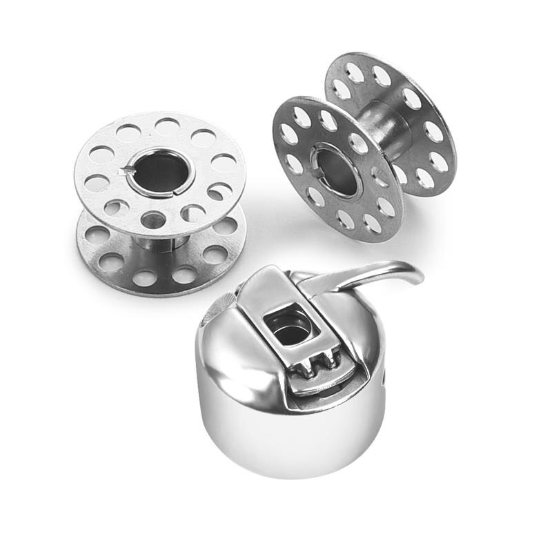 Sewing Bobbins Box Set Bobbin Case Stitch Machine Spools Sewing Supplies Storage Box For Sewing Tools Accessories: 3pcs one set