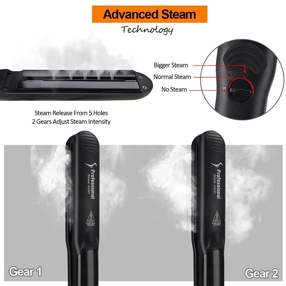 Stoom Stijltang Keramische Vapor Hair Curler Salon Haar Stijltang Haar Stijltang Curler Styler Hair Styling Tool