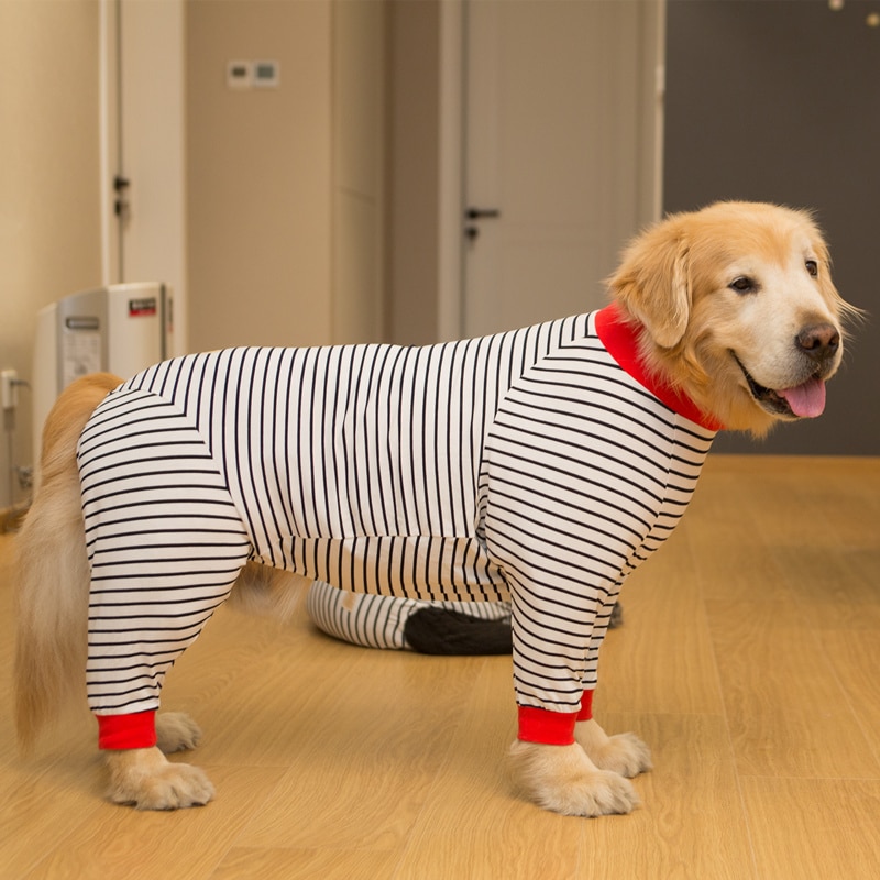 Große Hund Pyjama strecken groß Hund Kleidung Gesamt Schlafanzug Samojeden heiser Labrador golden Retriever Kleidung Nachtwäsche Kostüm