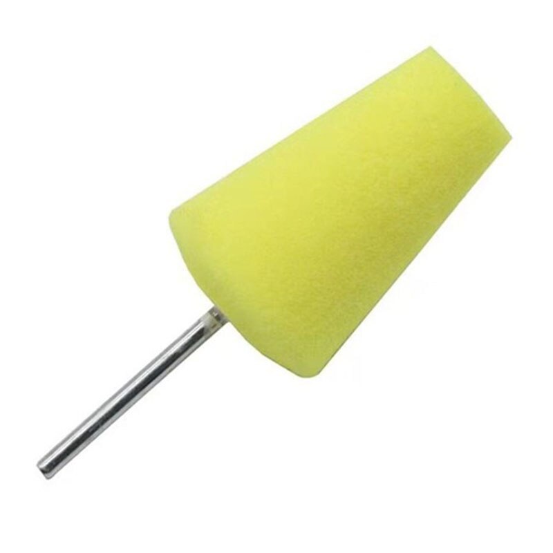 Cire éponge pour voiture | Auto, polisseuse pneus roue moyeu outils cône mousse métallique réparation de voiture, outil de nettoyage de voiture, accessoires de voiture: 4