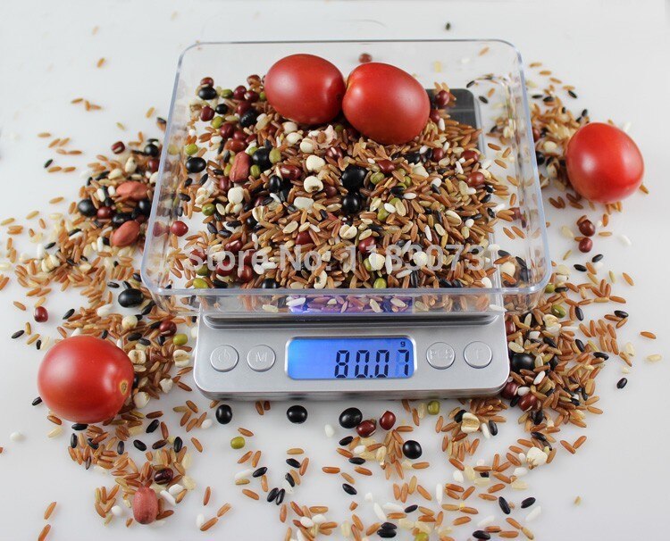 1 kg 0.1g Mini Elektronische Sieraden Weging Schaal Digitale Voedsel Keuken Bench Floor Gewicht Balance Koffie Bakken Tafel Schaal