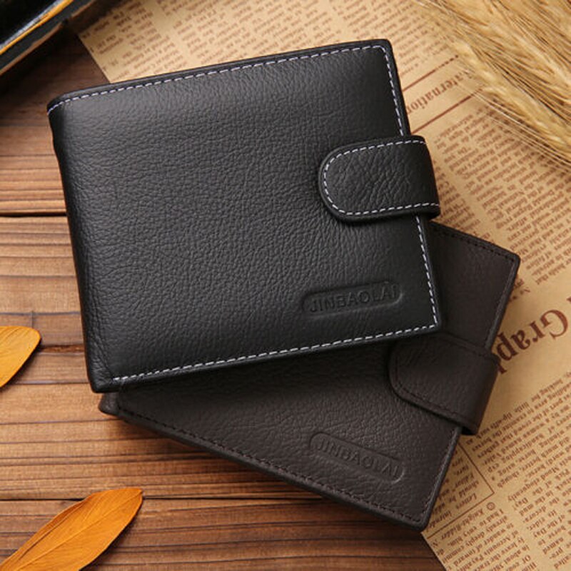 Mode Au Voorraad Mannen Leather Slim Wallet Id Credit Card Houder Portemonnee