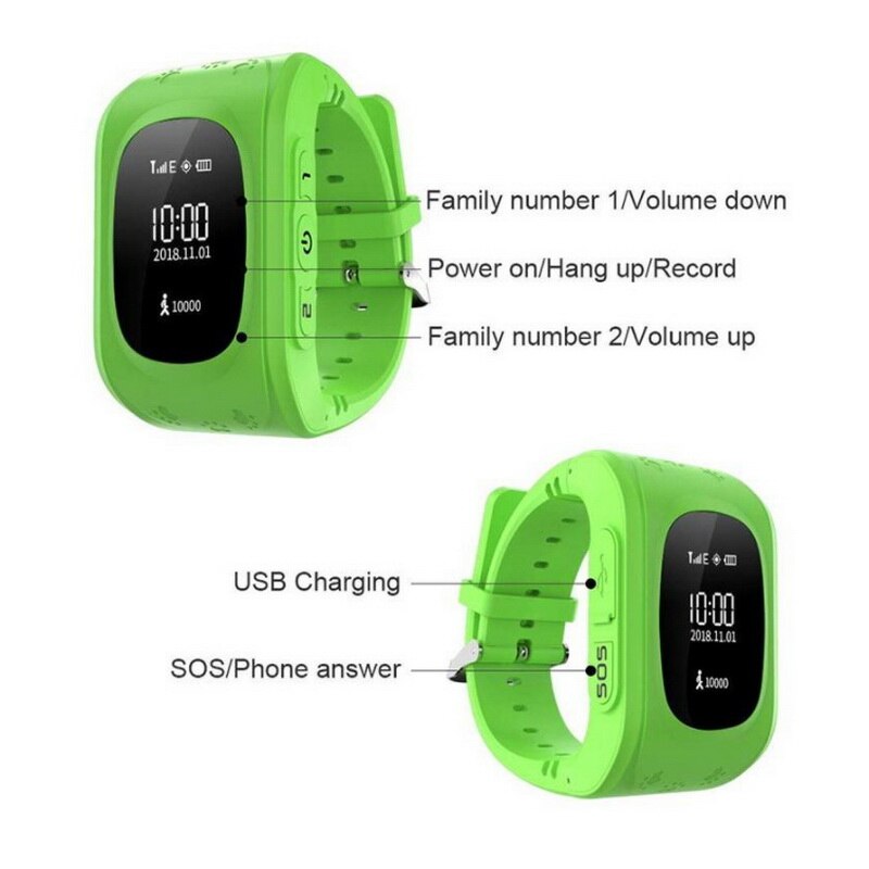 Tracker for Child Kid smart Watch SOS Safe Call Location Finder Locator Trackers smartwatch for Kids Children Anti Lost Monitor