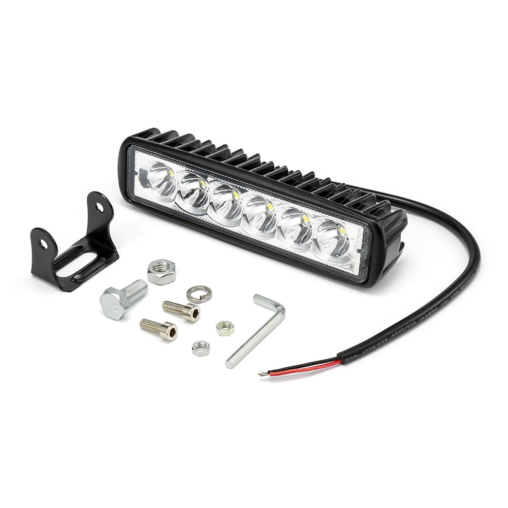 Car motorbike motorcycle headlight headlamp light front head Working Fog Lamp spotlight spot metal LED bar 12 V Offroad