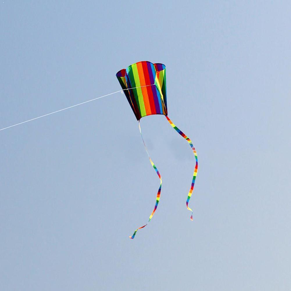 Drage form drager udendørs farverige 3d drage flyvende drage med 100m hale linje børn børn legetøj