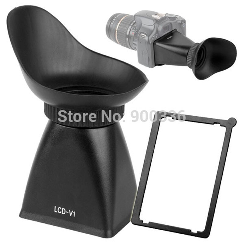 Lcd V1 2.8X 3.0 &quot;Zoeker Magnifier Oogschelp Hood Voor Canon 5DII 7D 500D Nikon D700 D800, dsl Zoeker