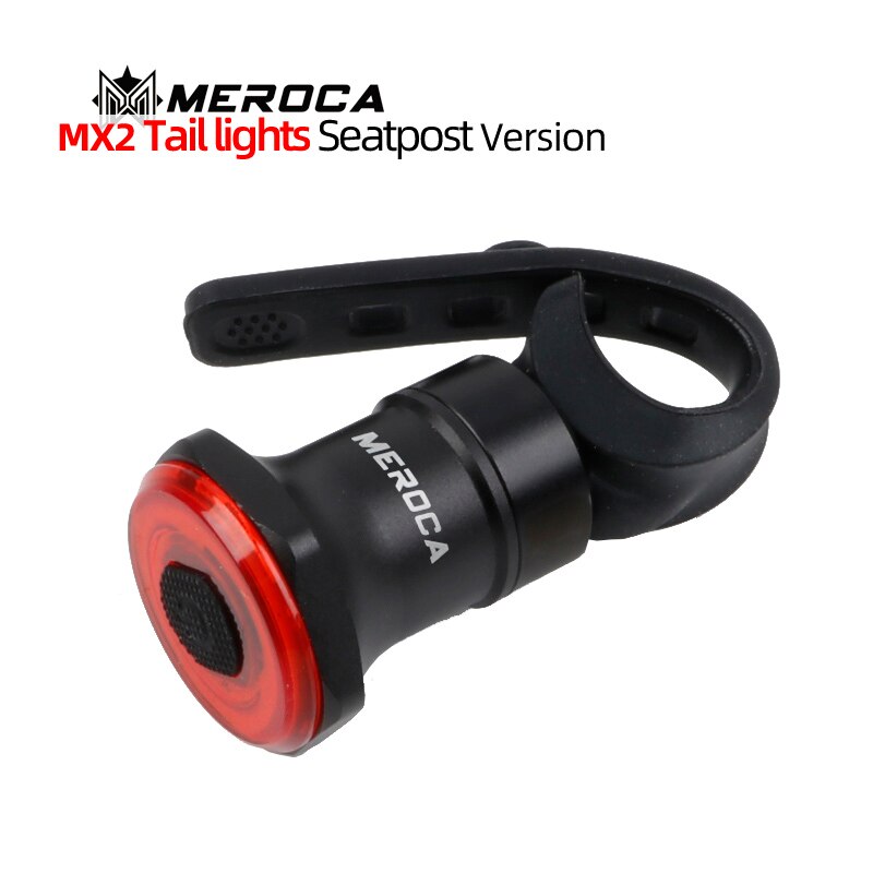 Meroca MX2 Fiets Achterlichten Intelligente Sensor Remlichten Usb Xlite100 Racefiets Mtb Achterlichten: MX2 Seatpost version