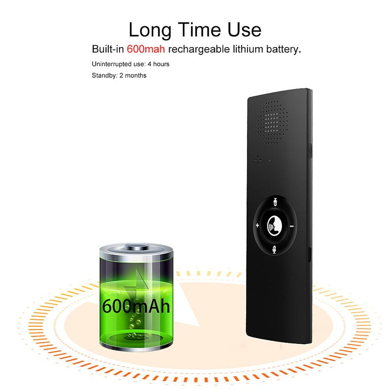 Multi-Talen Vertaling T13 Smart Voice Vertaler En Snelle Reactie Gehard Nauwkeurige Vertaling