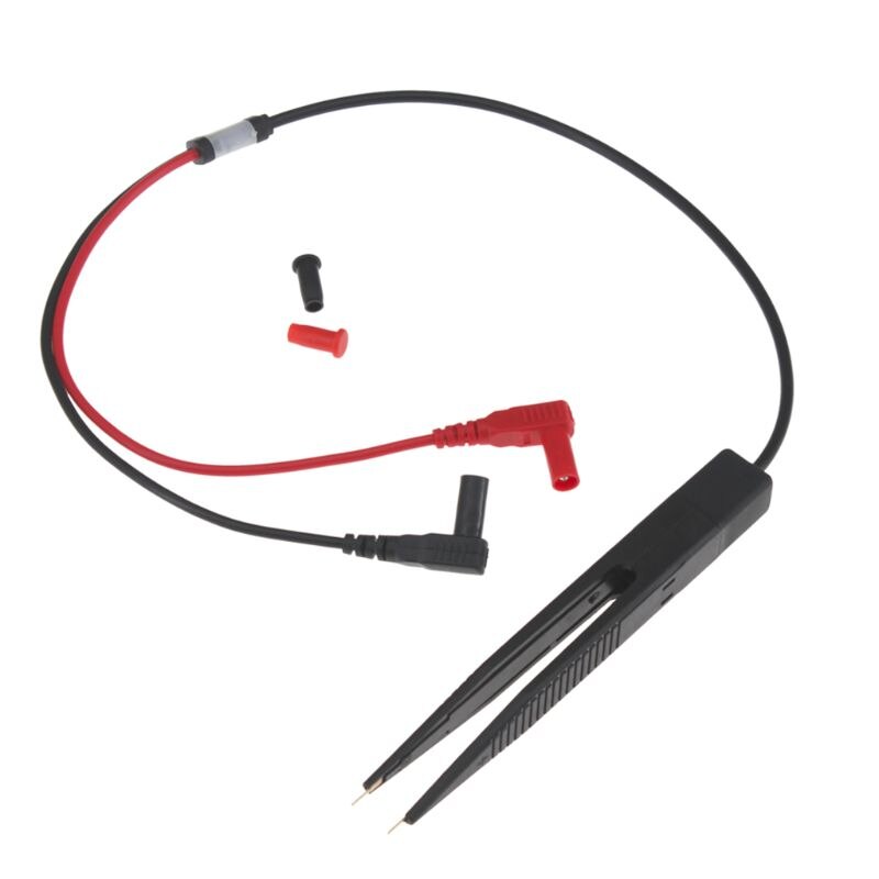 Medidor de prueba de Inductor SMD, pinzas de sonda de Clip para condensador multímetro de resistencia