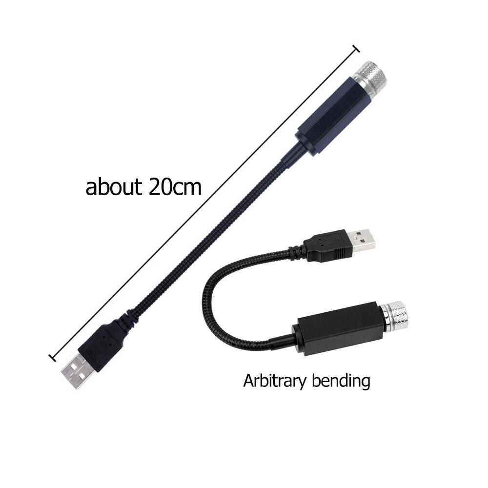 USB LED Starlight Night Light Adjustable Multiple Lighting Effects Atmosphere Galaxy Lights Star Projector Decorative Lights JQ