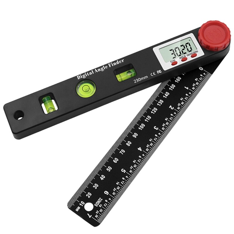 High Precision 4-in-1 Digital Display Angle Ruler Electronic Universal Level Inclinometer Horizontal Balance Ruler Home: Default Title
