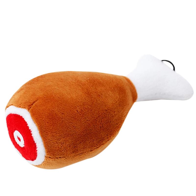 1pc Katze Spielzeug Plüsch Biss Beständig Kreative Drumstick Katze Hund Quietschende Spielzeug Hund Kauen Spielzeug Für Haustier Hund Katze liefert: 1