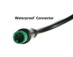 Pantalla LED para bicicleta eléctrica, accesorio funcional de 24V, 36V, 48V, 900 con 5 niveles y 6KM/hora: 900 waterproof