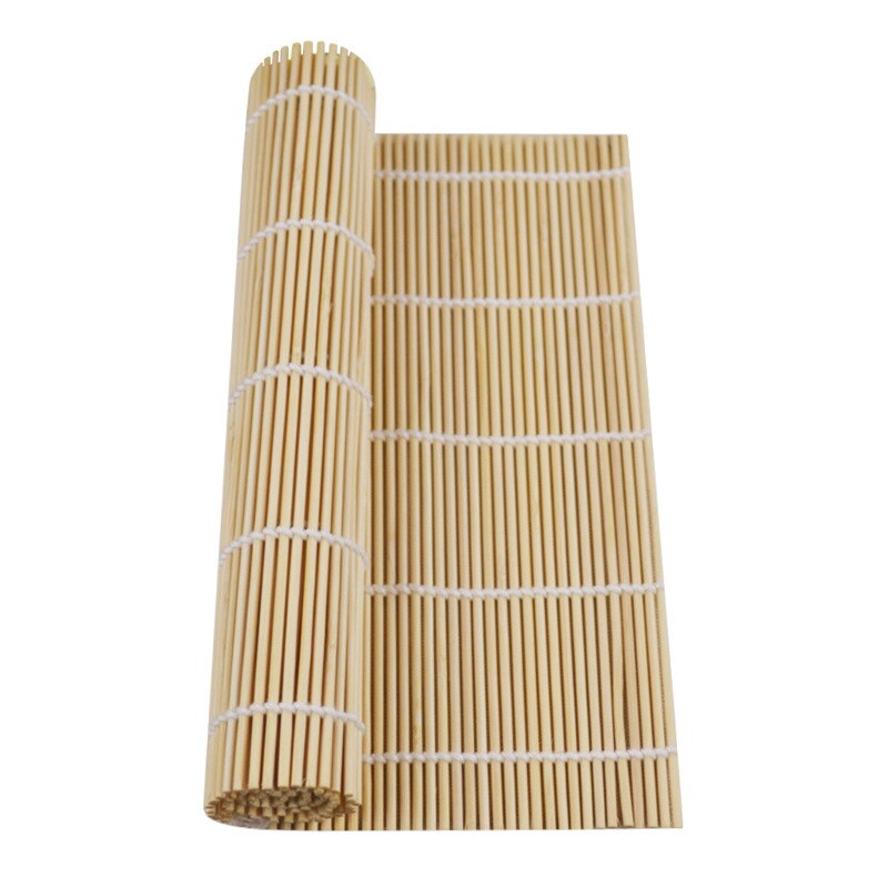 Bamboo Sushi Rolling Mat Sushi Maker Kit Japanese Sushi Tools Bento DIY Tool Kitchen Gadgets Nori Seaweed Rice Roll Maker: White
