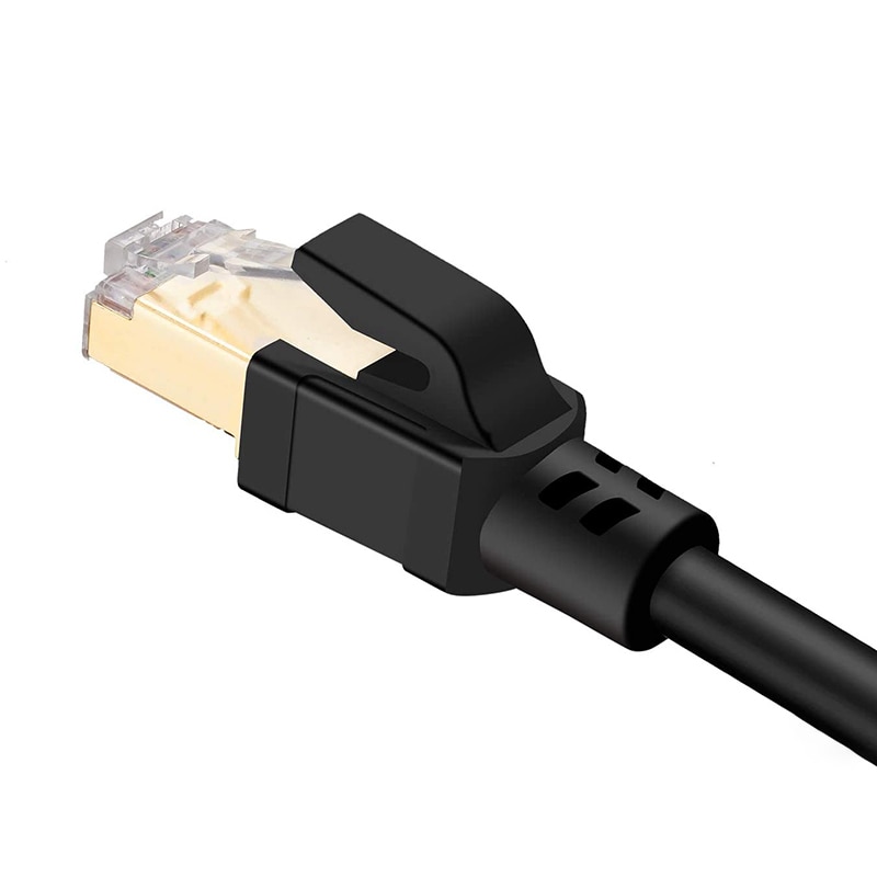 Cat8 Ethernet Cable 2000Mhz Super Speed Cat 8 RJ45 Network 25 / 40Gbps Lan Patch Cord For Router Modem PC RJ 45 Ethernet Cable