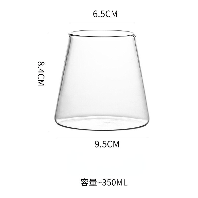 Nordic Glass Cup Cold Drink Coke Cup Coke Can Milk Juice Cup Transparent Drinking Minimalist Glass Cup Mugs Coffee Cups: B L
