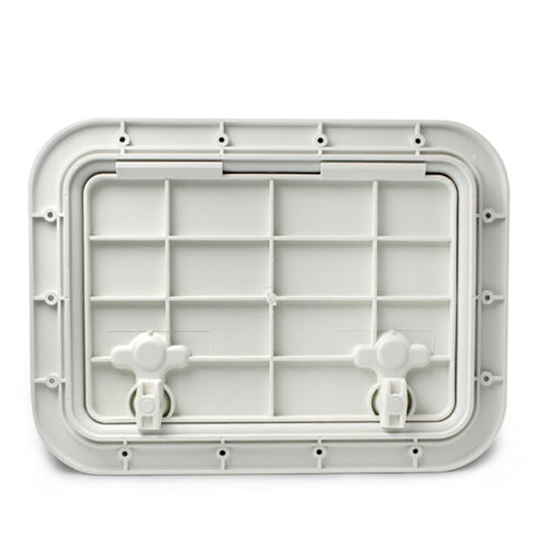Escotilla de barco de 425-315mm, ABS, acceso marino/escotilla de cubierta para yate marino RV, perilla de extracción antideslizante, accesorios para barcos marinos