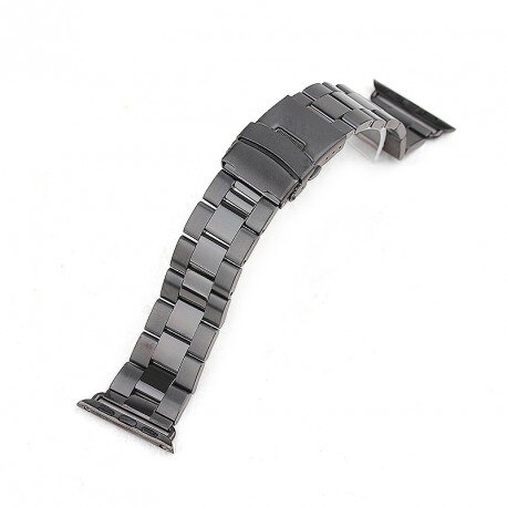 Vervanging Band, Roestvrij Staal Roestvrij Staal Roestvrij Stalen Armband Voor Apple Horloge 42Mm, Zwart