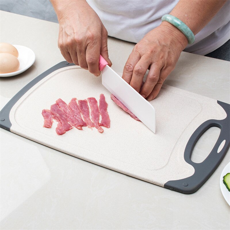 Wheat Straw Non-Slip Hangable Chopping Board Multifunctional Heat-Resistant Eco-Friendly Cutting Boards Kitchen Tools