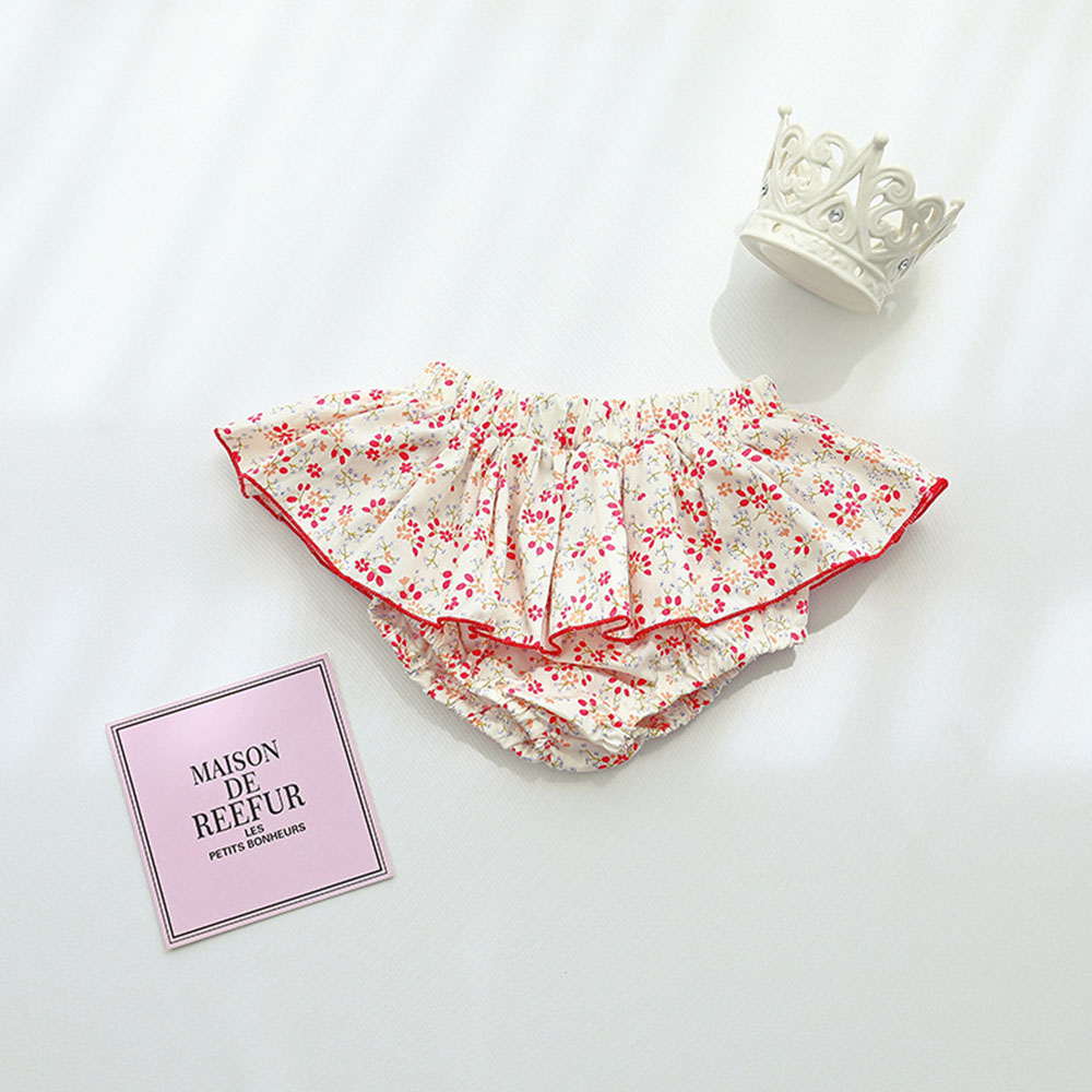 Melario Zomer Bloemenprint Meisjes Rok Shorts Voor Kinderen Kleding Rok-Broek Kinderen Tutu Shorts Losse Been Broek Baby kleding