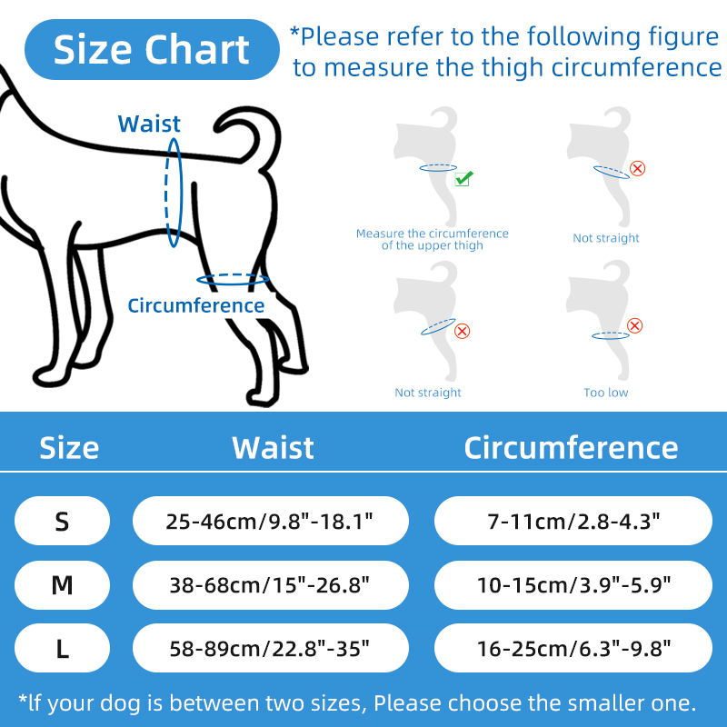 Pets Dogs Hind Leg Guard Recovery Orthodontic Band for Pet Dog Protective Hip Joint Correction Restore Pet Supplies