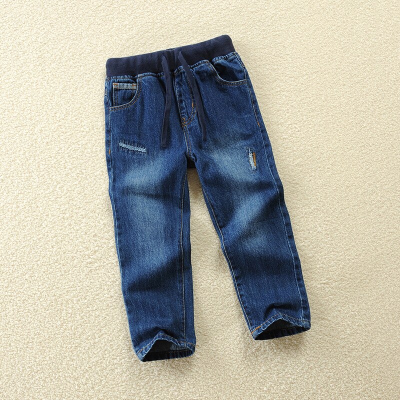 Elastico in Vita Pantaloni Jeans Per I Ragazzi Denim Casual Pantaloni Dei Bambini Dei Pantaloni 3-14T del Ragazzo Dritto Pantaloni Da Cowboy Per Bambini pantaloni lunghi: 6