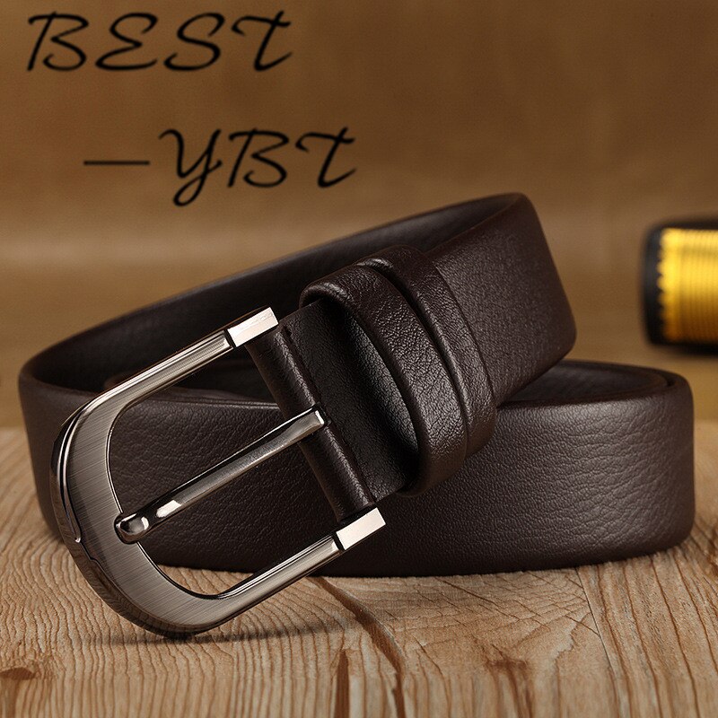 Men's Leather Belt Influx of Men and Casual Men Belt Buckle Buckle Men's Luxury Belt