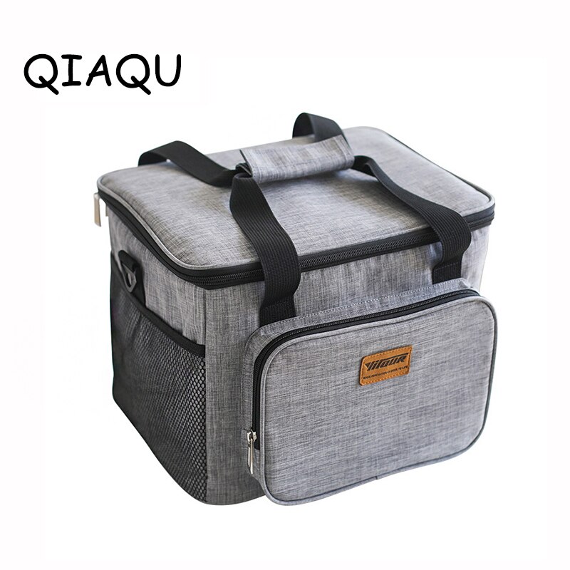 Bolsa de viagem térmica isolada, bolsa de viagem oxford térmica para almoço com refrigeração fresca gelo bolsa de ombro multifuncional para armazenamento de roupas